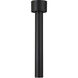 Passage 10 watt Black Outdoor Bollard